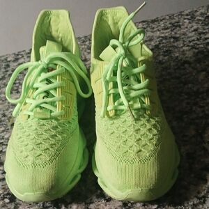 Neon Green Men's Sneakers